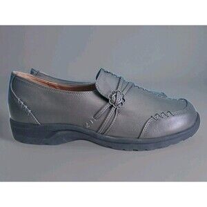 Comfortview The Natalia Slip-On Loafer Sz 12M  Shoes Womens Grey  Comfort Flat